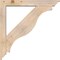Ekena Millwork Funston Traditional Smooth Bracket w/ Offset Brace, Douglas Fir, 5 1/2"W x 36"D x 36"H BKT0604X36X36FST01SDF - alternate 4